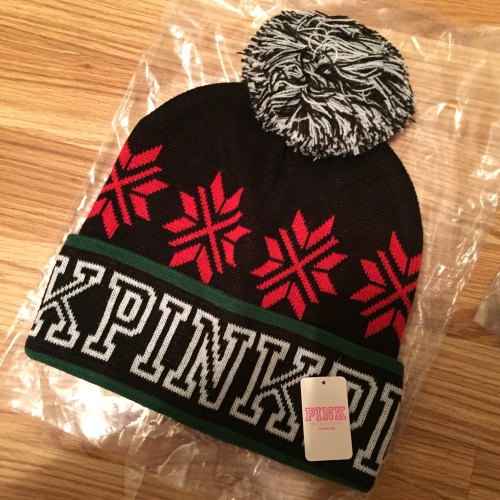 VS Pink winter hat